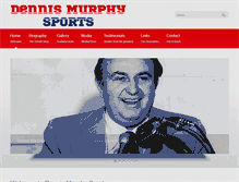 Tablet Screenshot of dennismurphysports.com